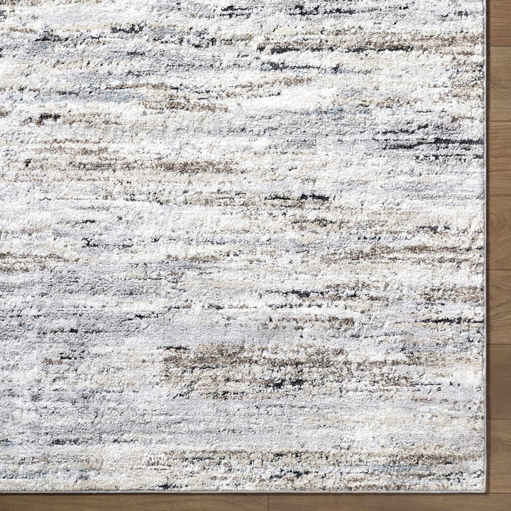 Aurera Contemporary Abstract Gray And Beige Area Rug - The Rug Decor