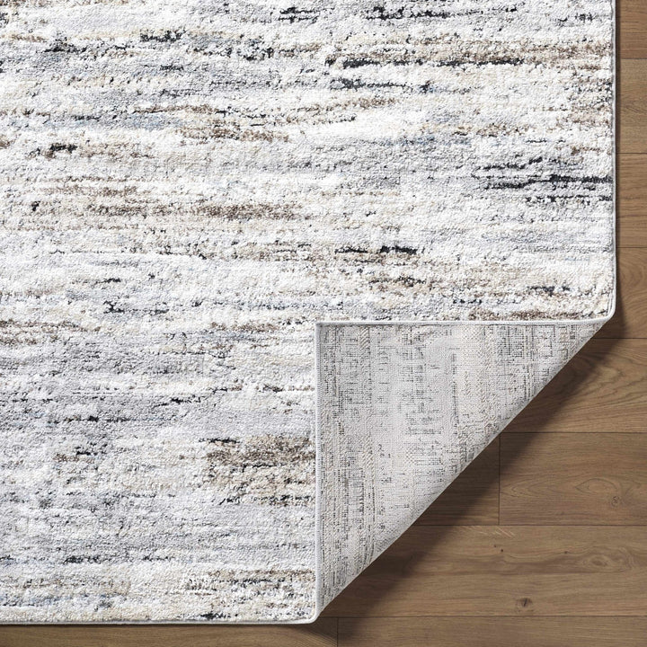Aurera Contemporary Abstract Gray And Beige Area Rug - The Rug Decor