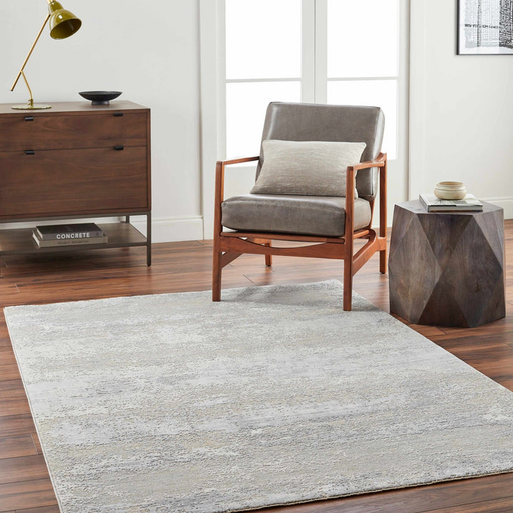 Avani Abstract Design Gray And Beige Rug - The Rug Decor