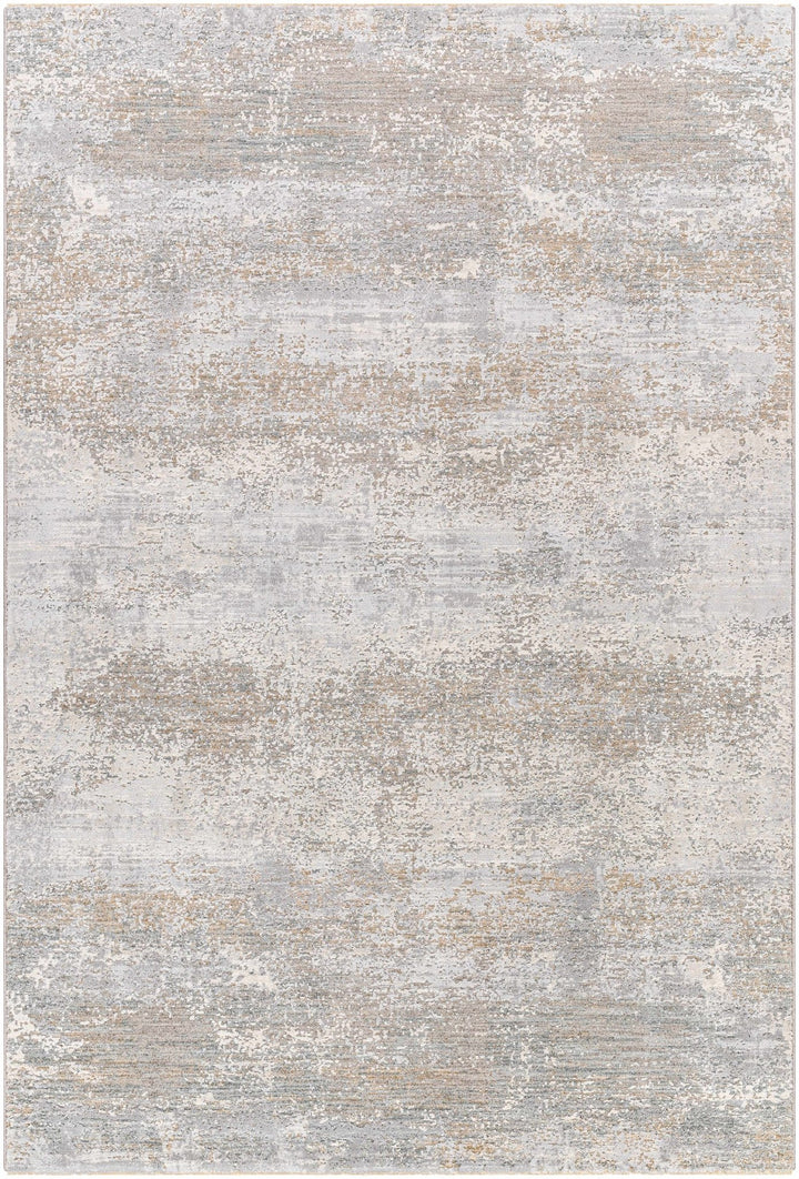 Avani Abstract Design Gray And Beige Rug - The Rug Decor
