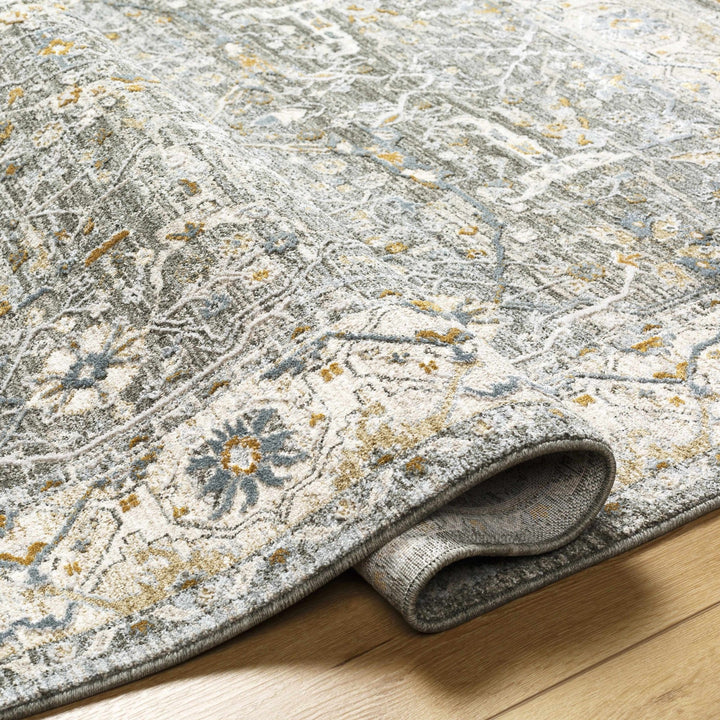Aviva Traditional Style Teal And Green Area Rug - The Rug Decor