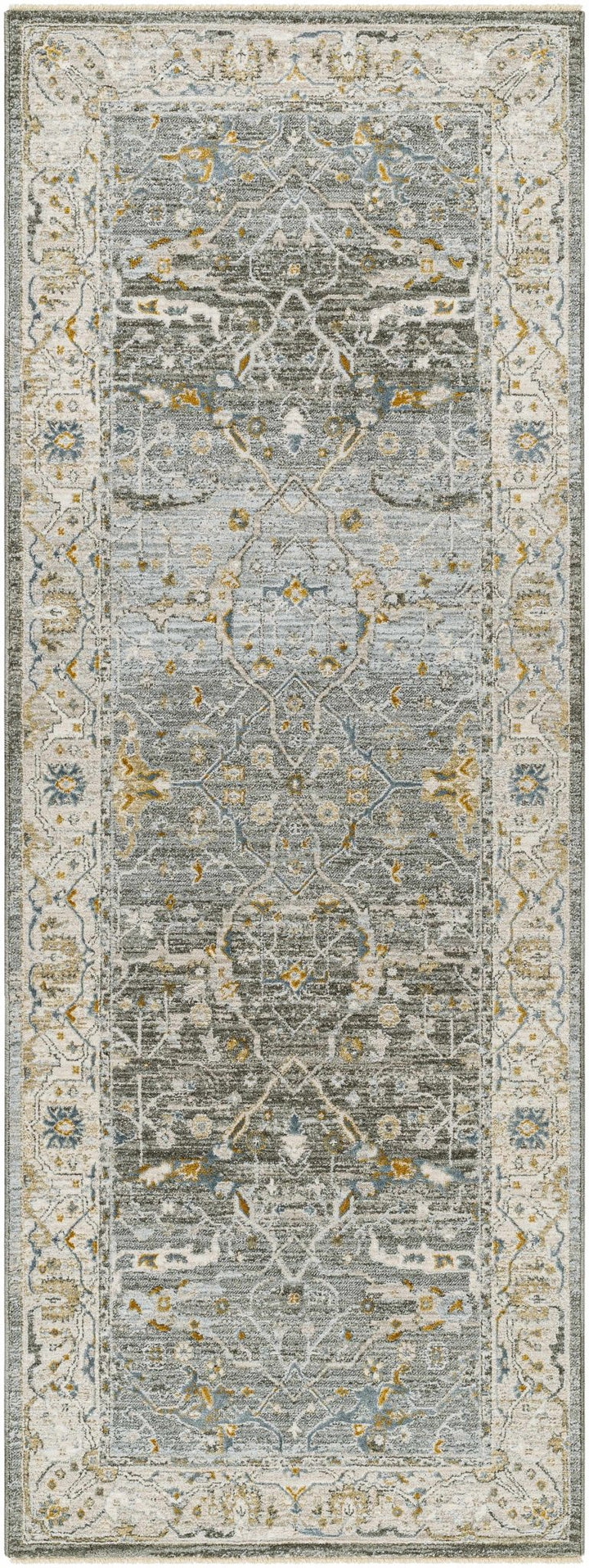 Aviva Traditional Style Teal And Green Area Rug - The Rug Decor