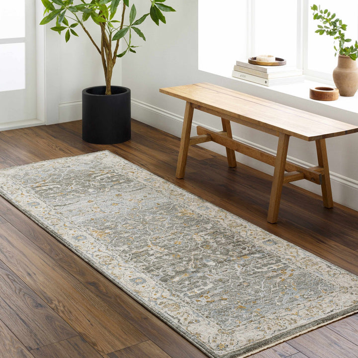 Aviva Traditional Style Teal And Green Area Rug - The Rug Decor