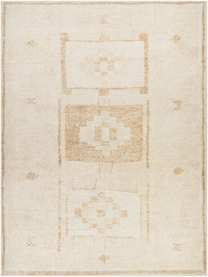 Avril Contemporary Beige And Tan Machine Woven Rug - The Rug Decor