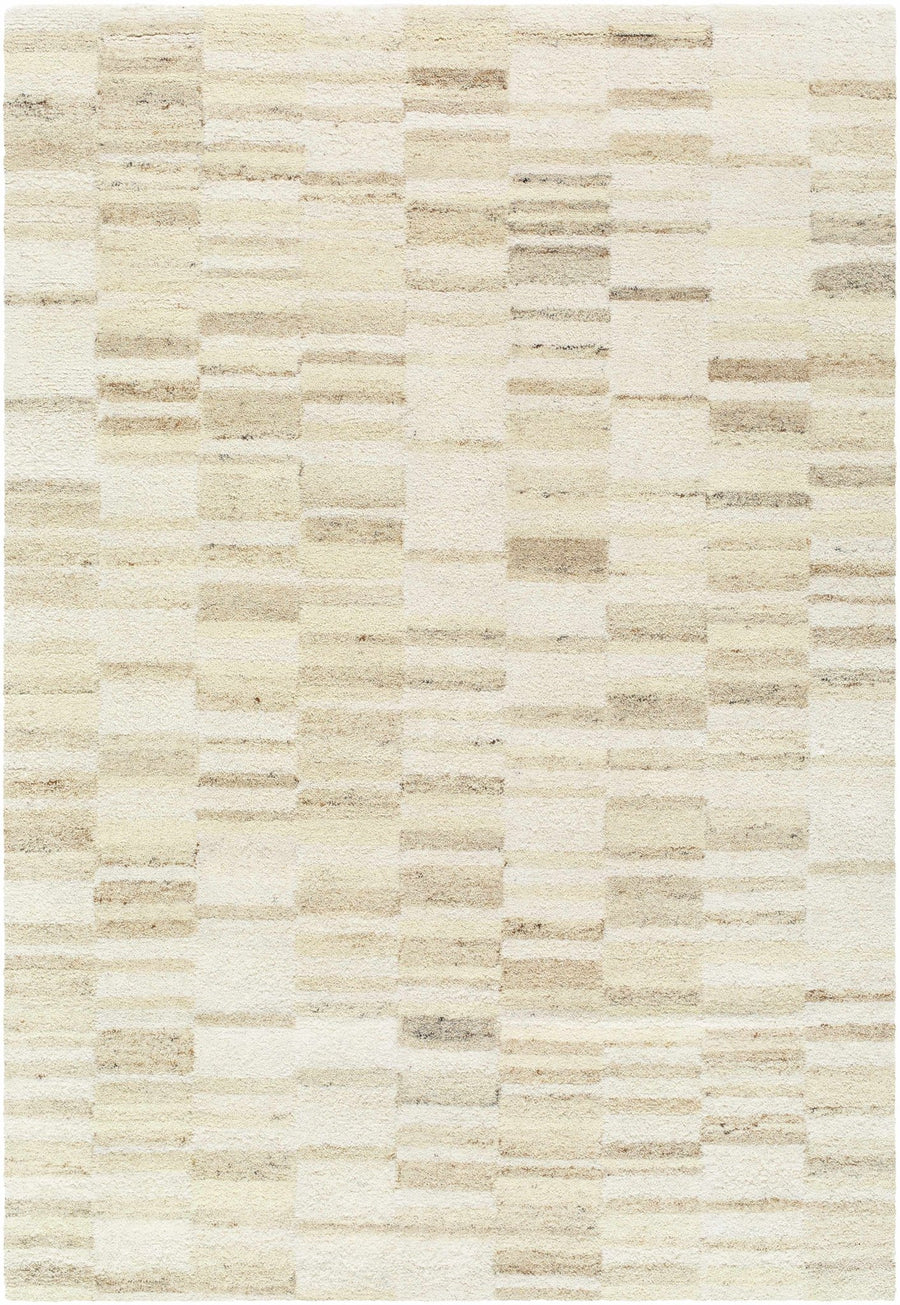 Axelle Contemporary Abstract Beige Hand Tufted Area Rug - The Rug Decor