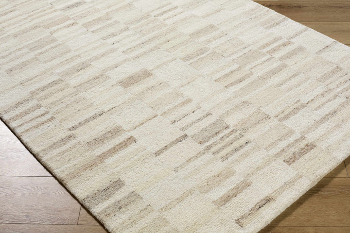 Axelle Contemporary Abstract Beige Hand Tufted Area Rug - The Rug Decor