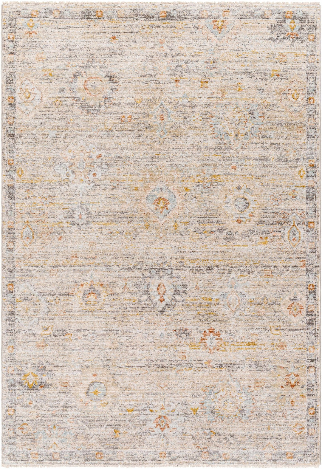 Ayane Traditional Oushak Beige And Gray Rug - The Rug Decor