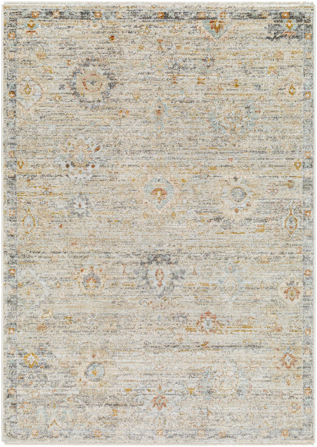 Ayane Traditional Oushak Beige And Gray Rug - The Rug Decor