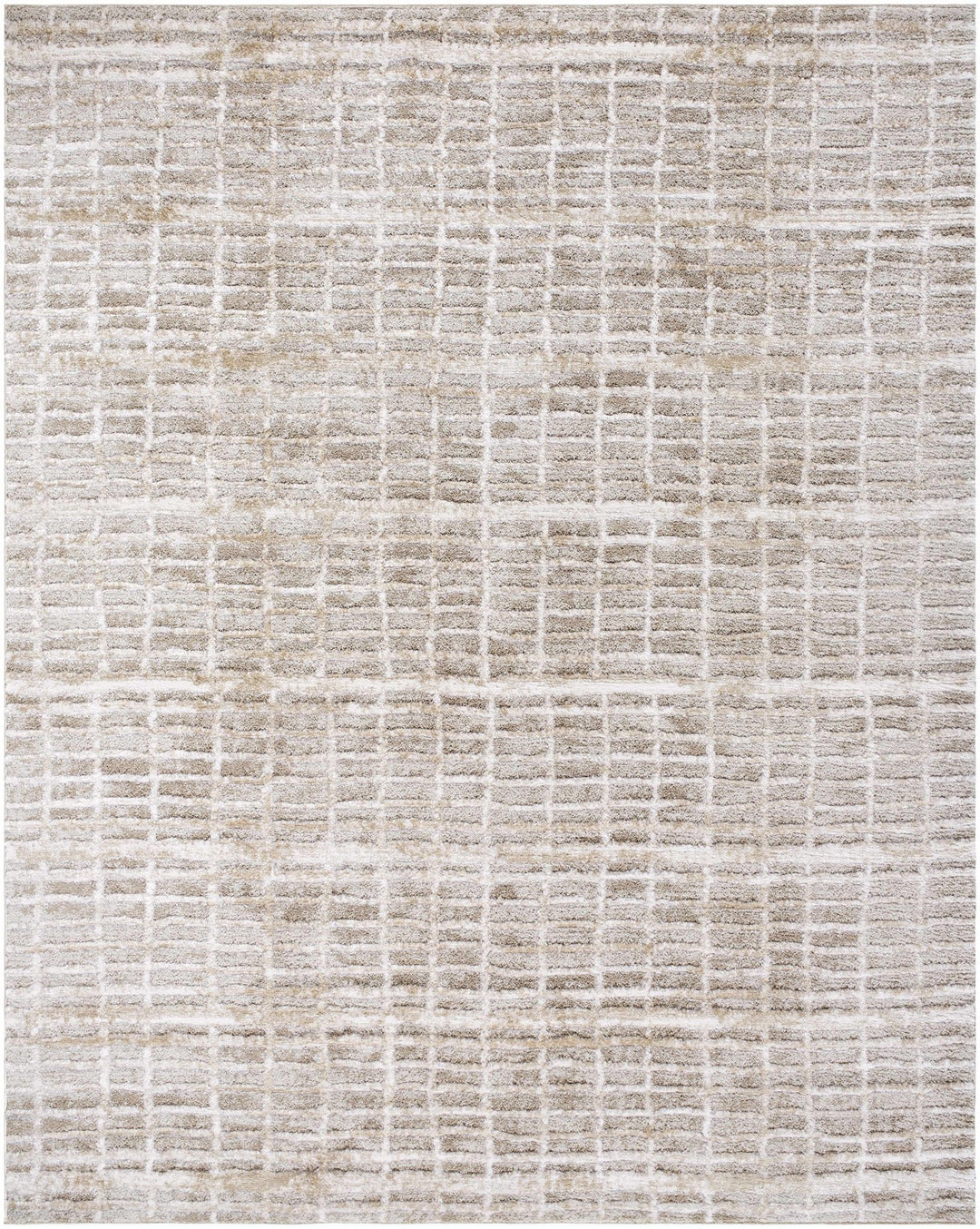 Ayashe Bohemian Transitional Design Beige Machine Woven Shag Rug - The Rug Decor