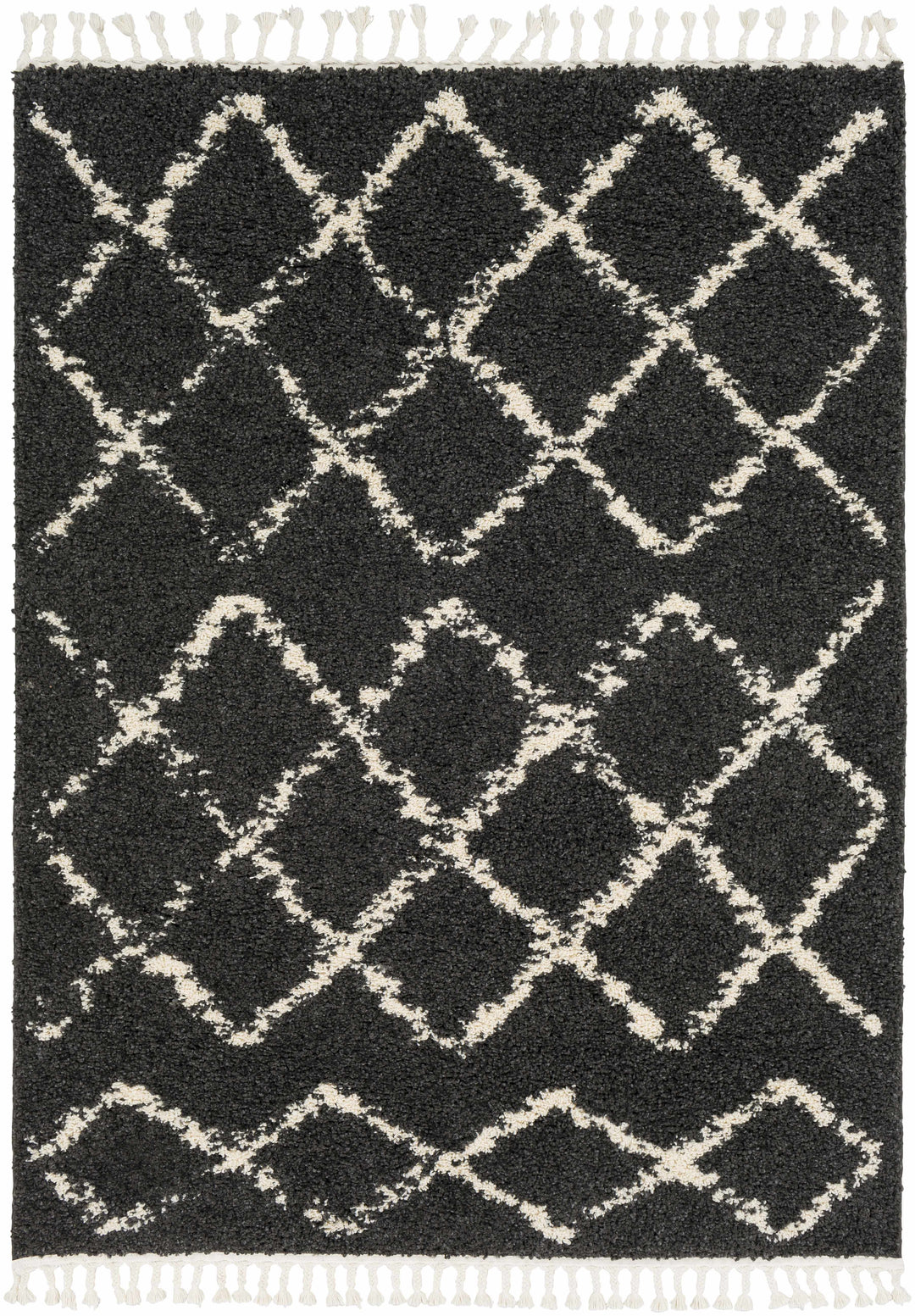 Ayden Black And Beige Modern Style Area Rug