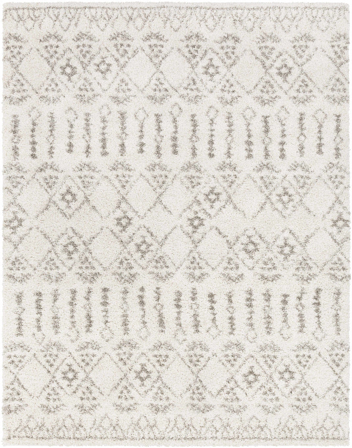 Aylett Ivory And Charcoal Modern Style Area Rug