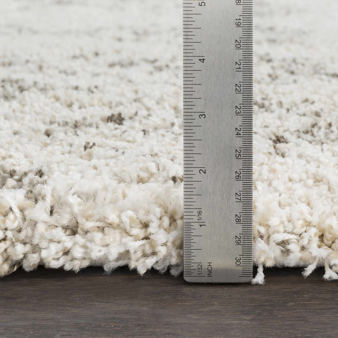 Aylett Ivory And Charcoal Modern Style Area Rug