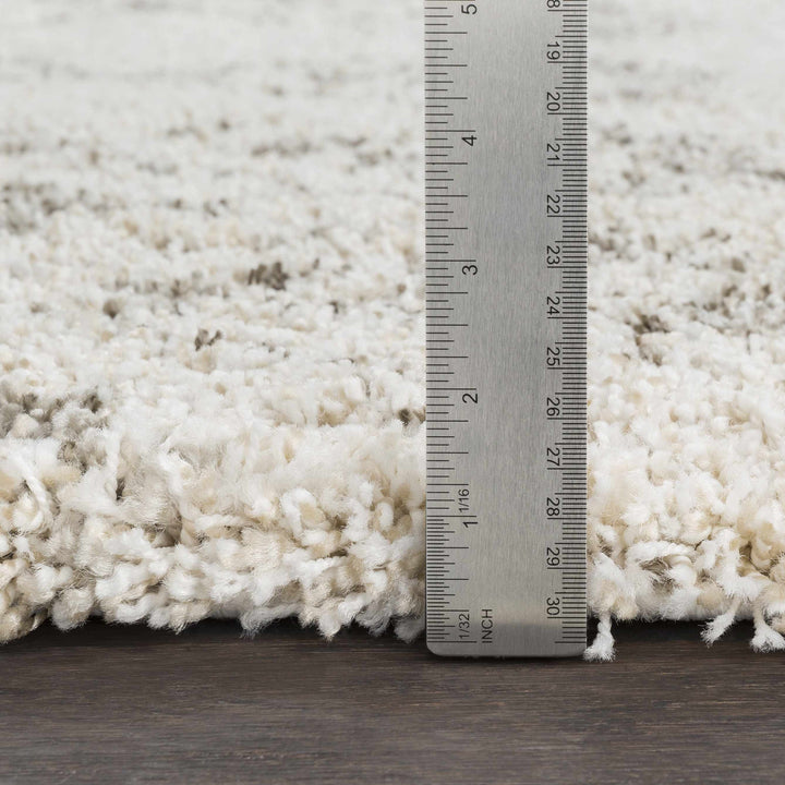 Aylett Ivory And Charcoal Modern Style Area Rug