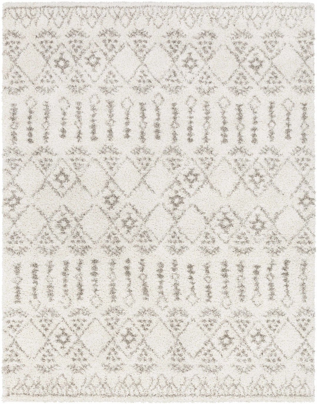 Aylett Ivory And Charcoal Modern Style Area Rug - The Rug Decor