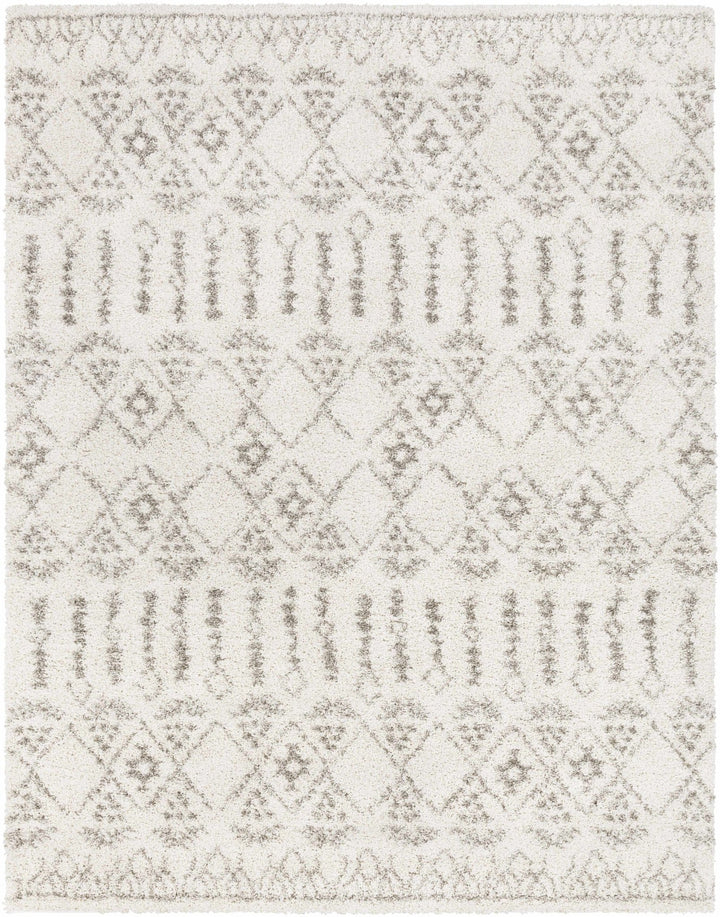 Aylett Ivory And Charcoal Modern Style Area Rug - The Rug Decor