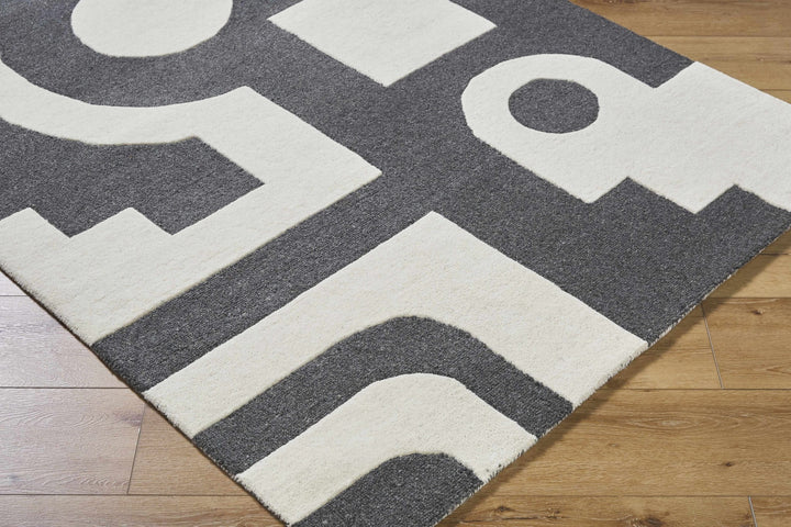 Ayoka Contemporary Style Beige And Gray Hand Tufted Wool Rug - The Rug Decor