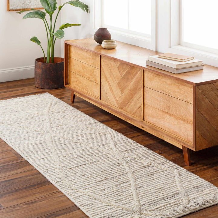 Aysu Contemporary Geometrical Beige Rug - The Rug Decor