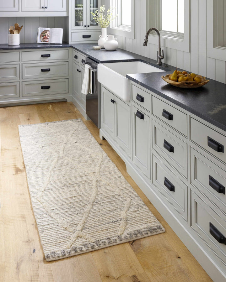 Aysu Contemporary Geometrical Beige Rug - The Rug Decor