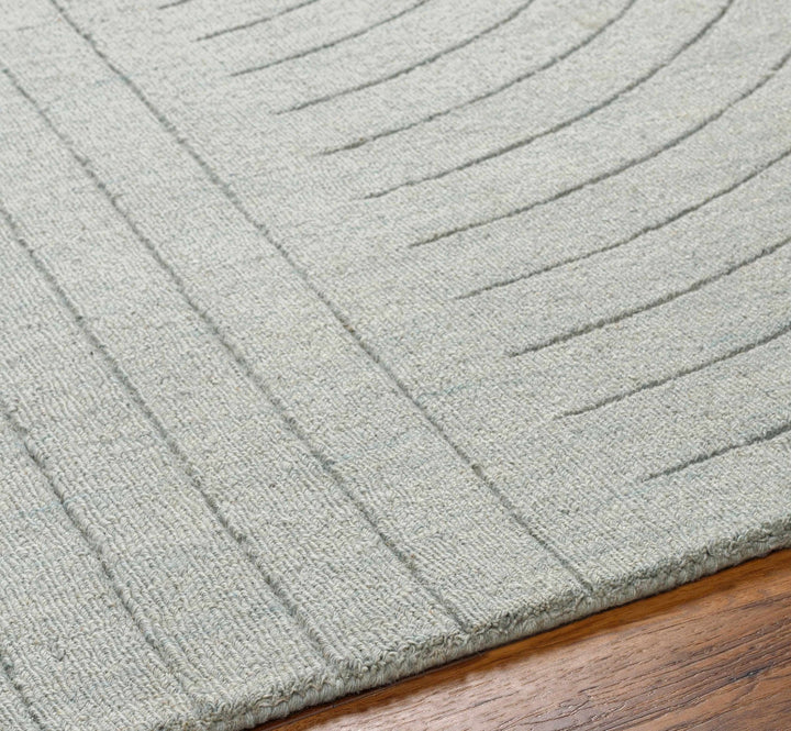 Ayumi Contemporary Style Gray Hand Loom Wool Rug - The Rug Decor