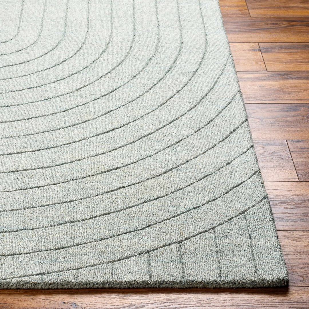 Ayumi Contemporary Style Gray Hand Loom Wool Rug - The Rug Decor