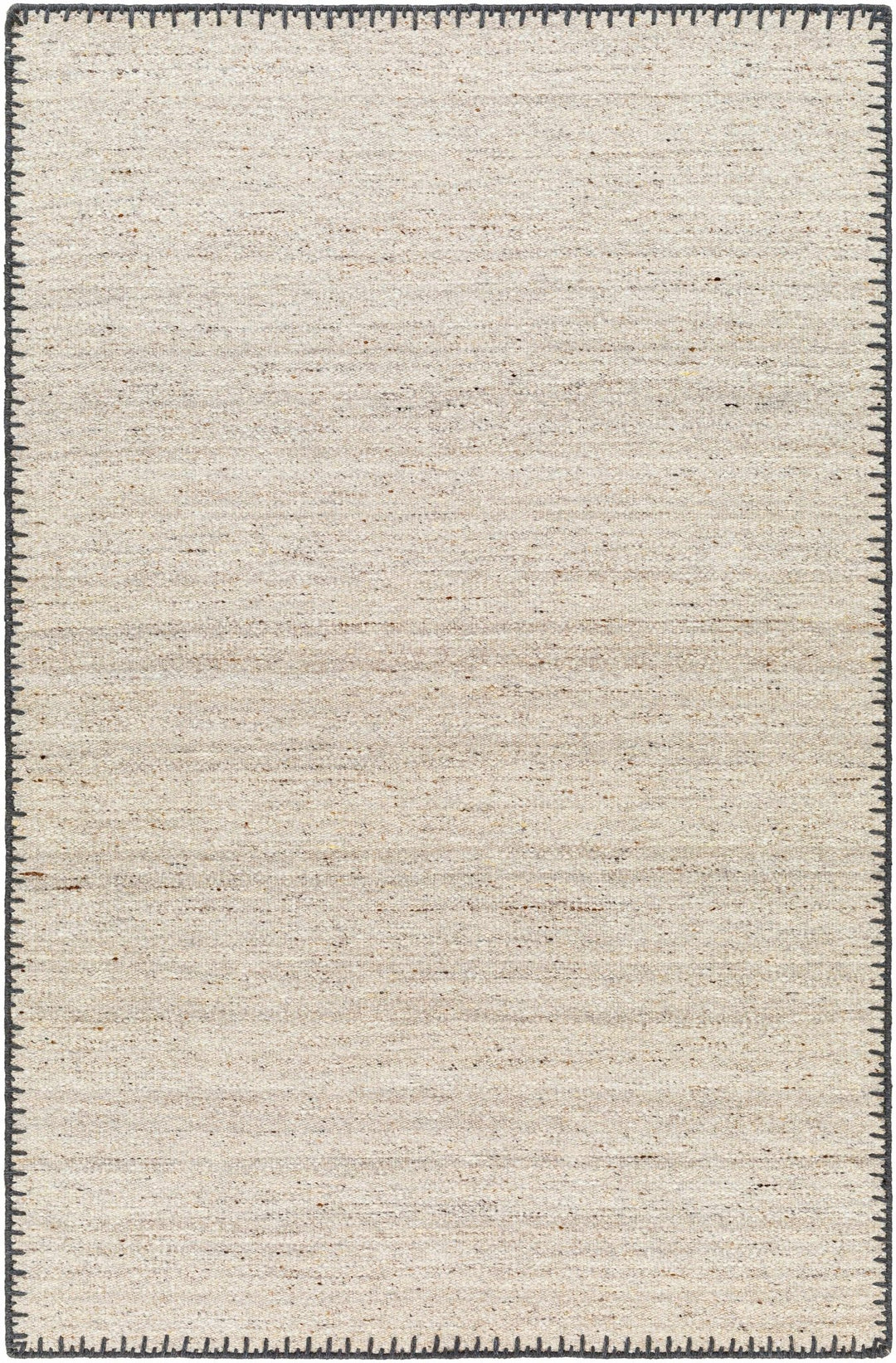 Ayumu Bohemian Style Beige Hand Woven Wool Area Rug - The Rug Decor