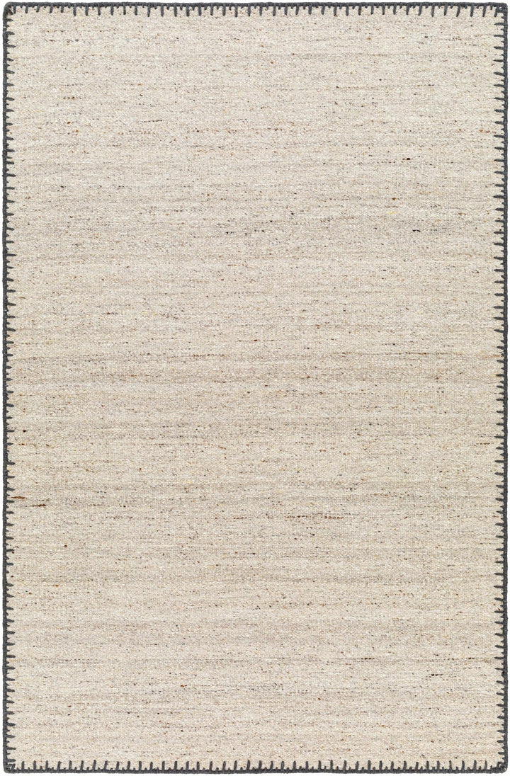 Ayumu Bohemian Style Beige Hand Woven Wool Area Rug - The Rug Decor