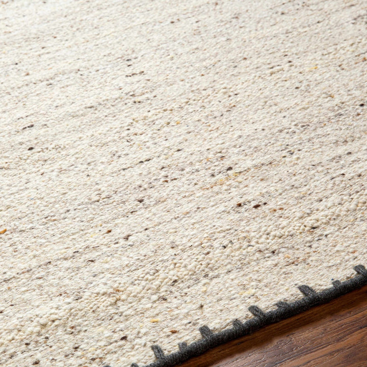 Ayumu Bohemian Style Beige Hand Woven Wool Area Rug - The Rug Decor