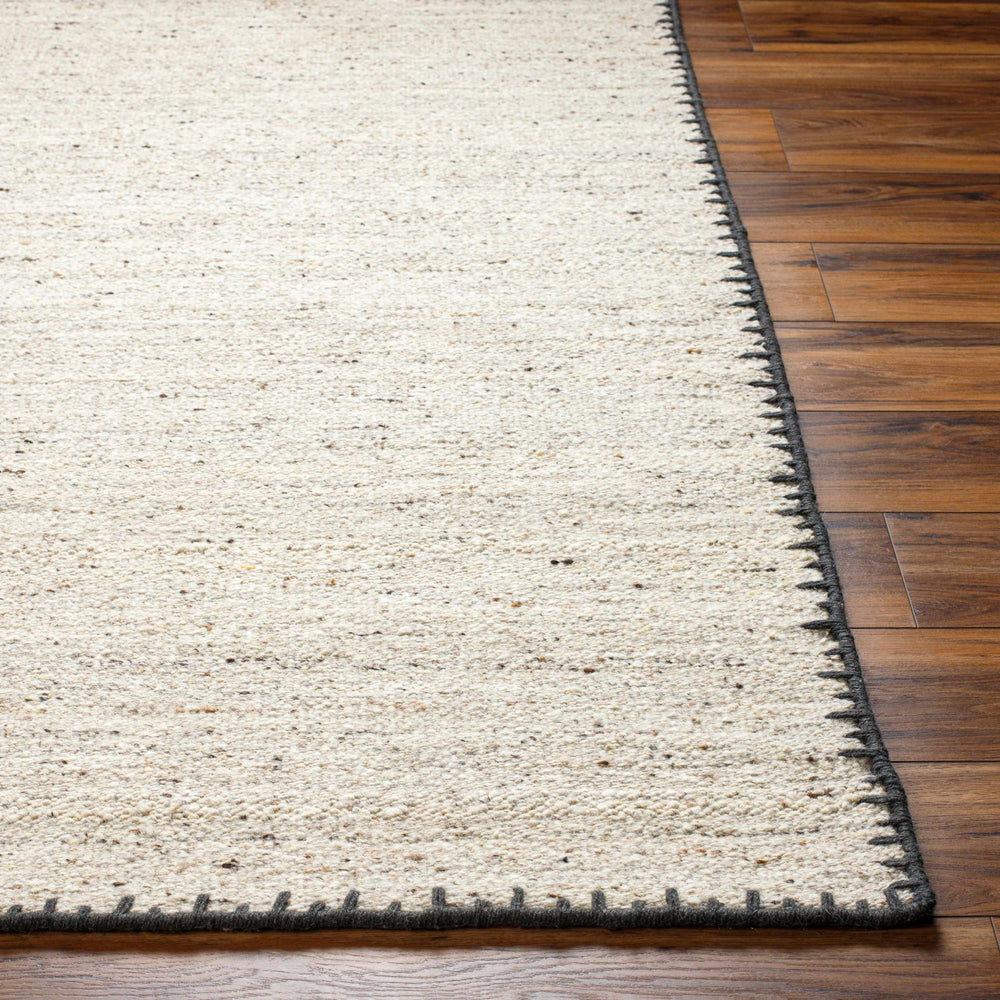 Ayumu Bohemian Style Beige Hand Woven Wool Area Rug - The Rug Decor