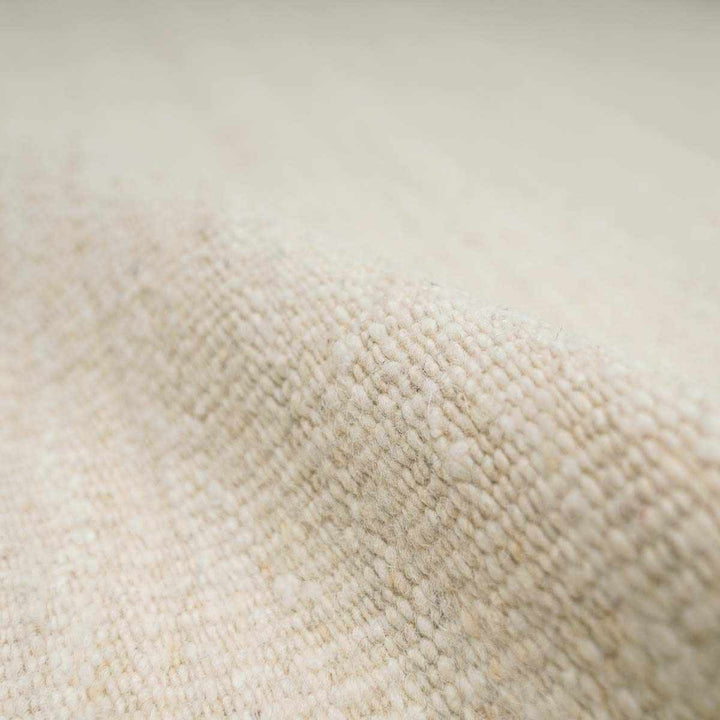 Ayumu Modern Solid Ivory Wool Area Rug - The Rug Decor