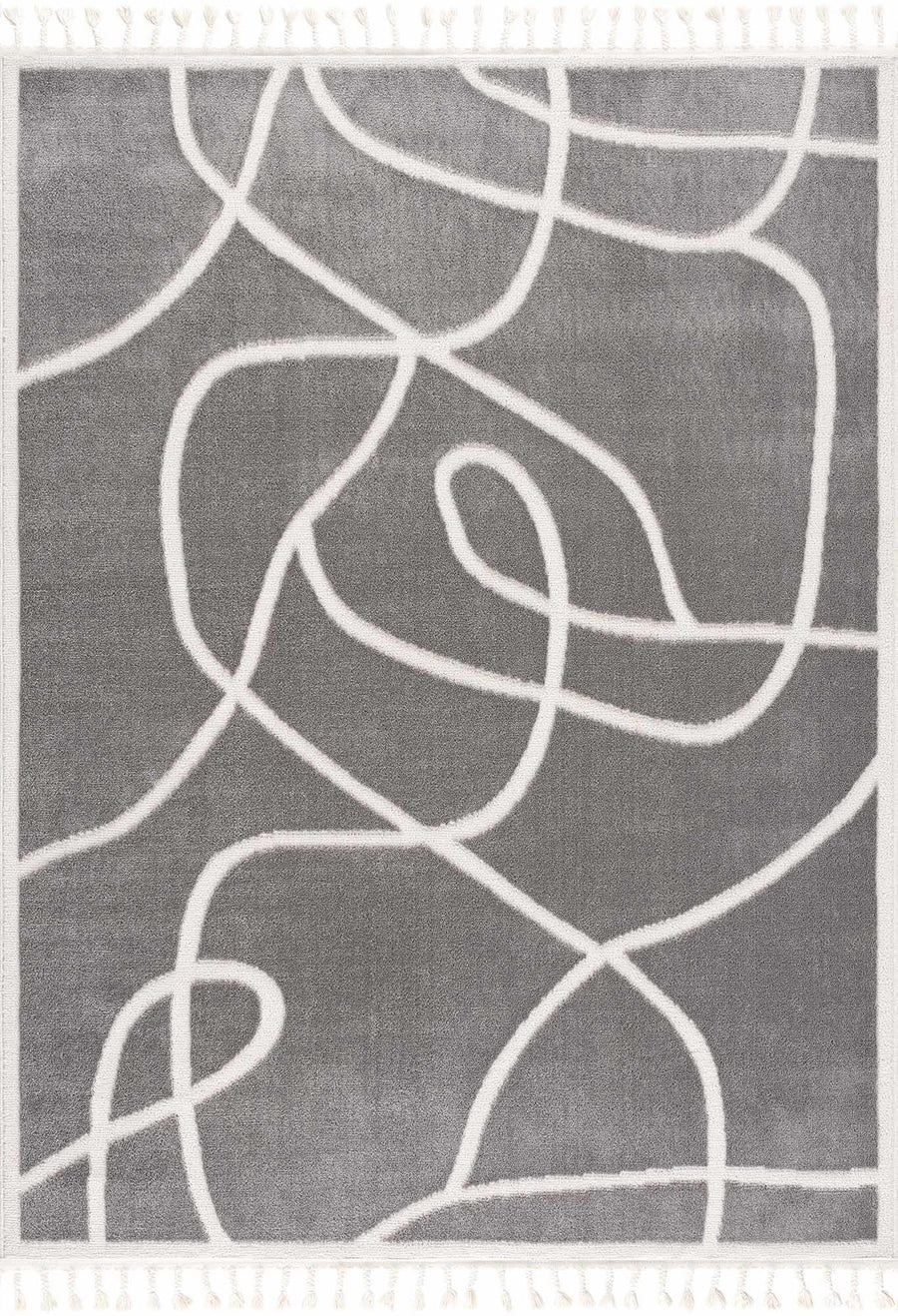 Azana Modern Abstract Design Gray Area Rug - The Rug Decor