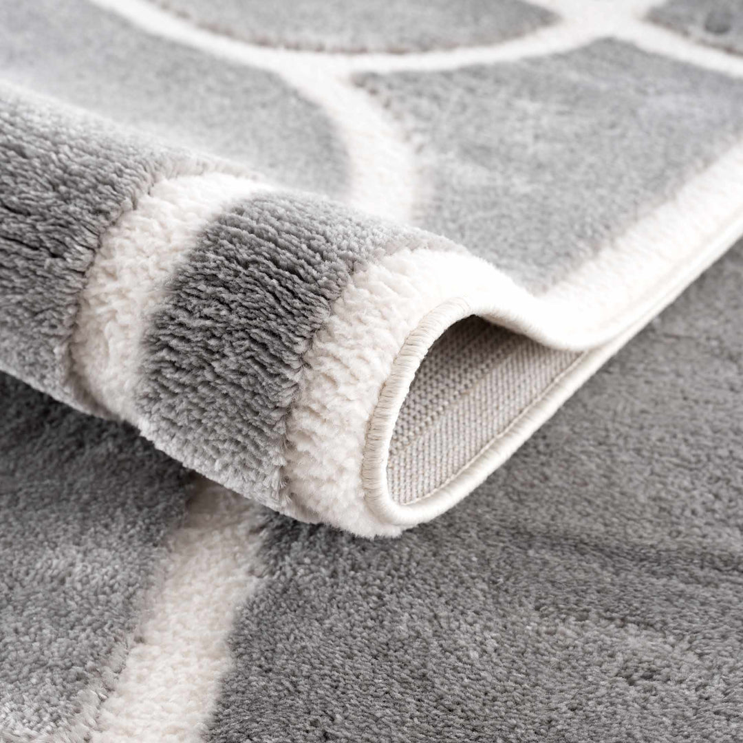 Azana Modern Abstract Design Gray Area Rug - The Rug Decor