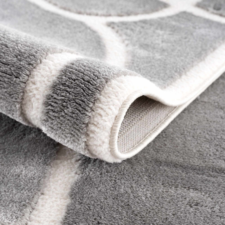 Azana Modern Abstract Design Gray Area Rug - The Rug Decor