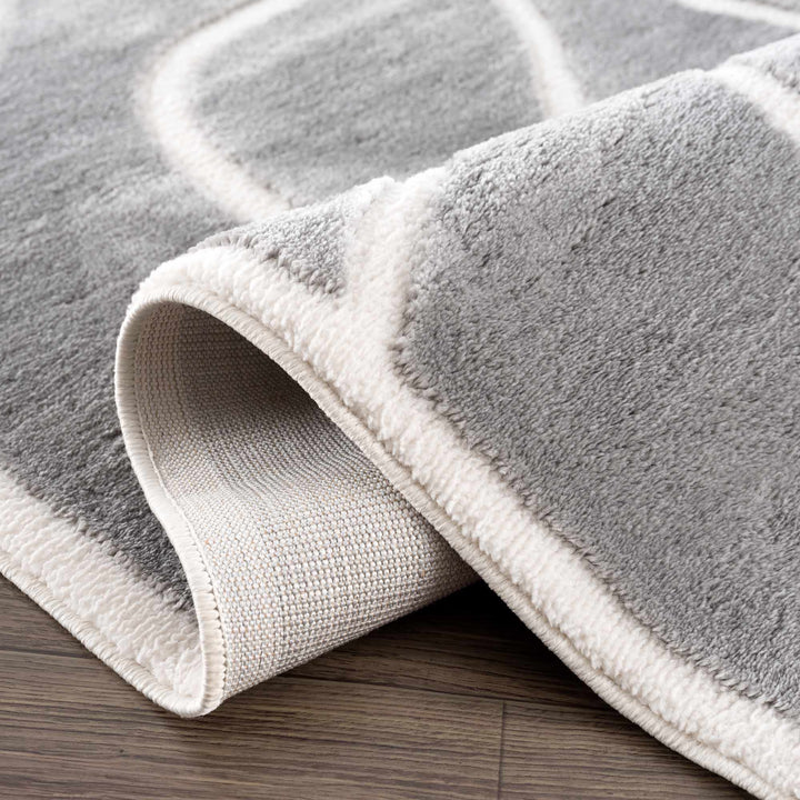 Azana Modern Abstract Design Gray Area Rug - The Rug Decor