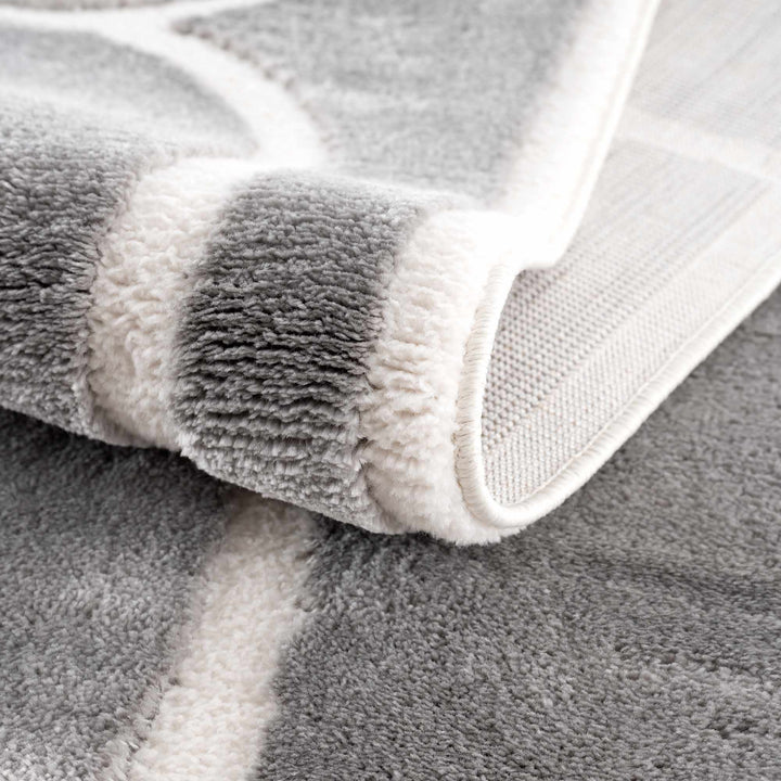Azana Modern Abstract Design Gray Area Rug - The Rug Decor