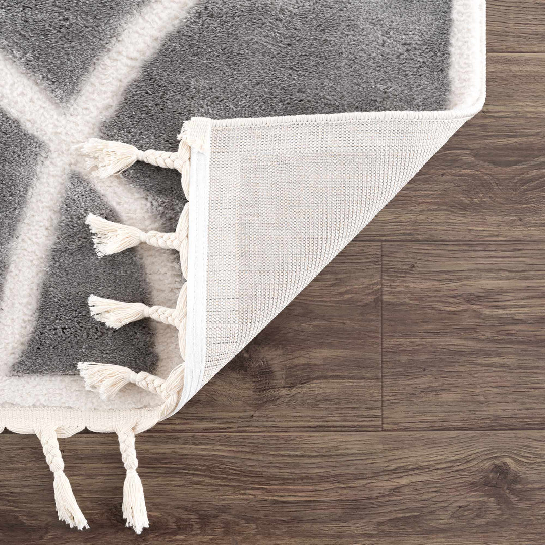 Azana Modern Abstract Design Gray Area Rug - The Rug Decor