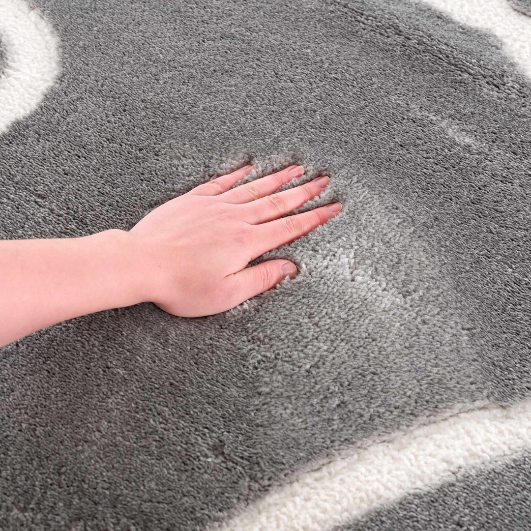Azana Modern Abstract Design Gray Area Rug - The Rug Decor