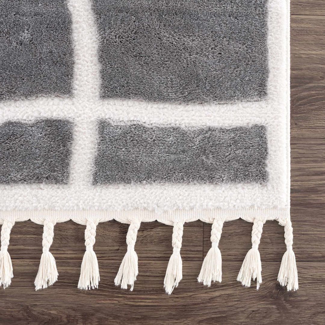 Azana Modern Abstract Design Gray Area Rug - The Rug Decor