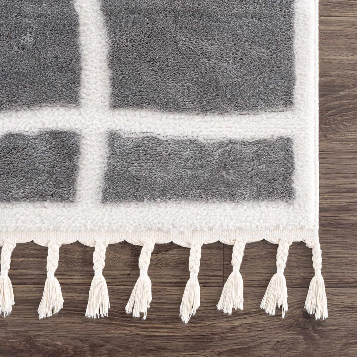 Azana Modern Abstract Design Gray Area Rug - The Rug Decor
