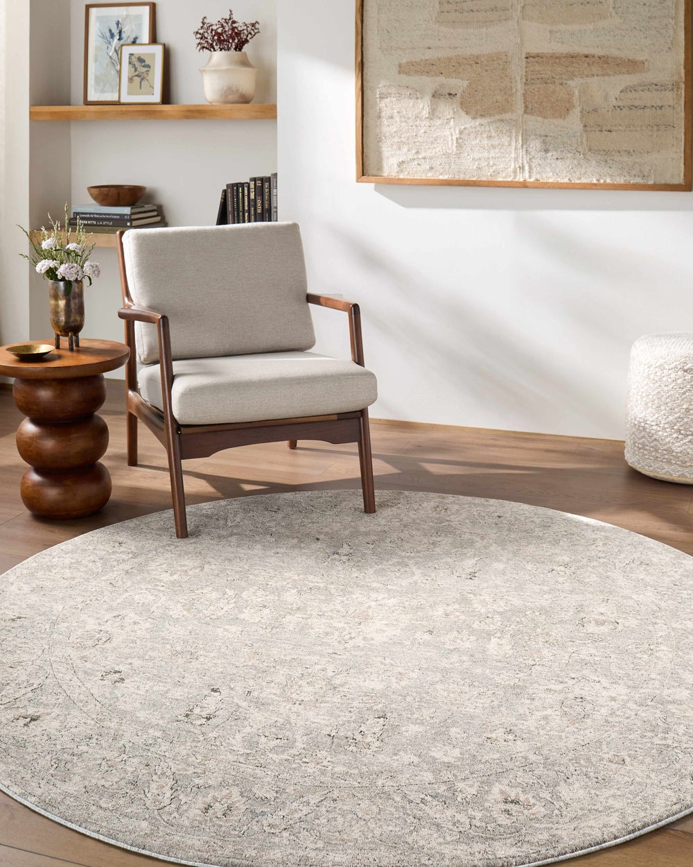 Azania Traditional Beige And Gray Area Rug - The Rug Decor