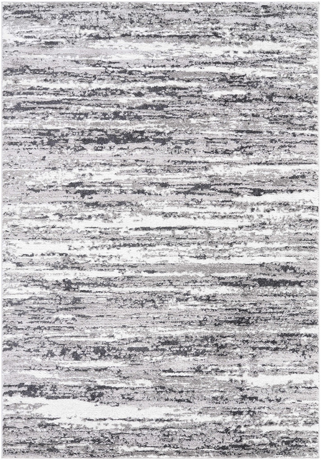 Azmina Contemporary Abstract Gray And Charcoal Rug - The Rug Decor
