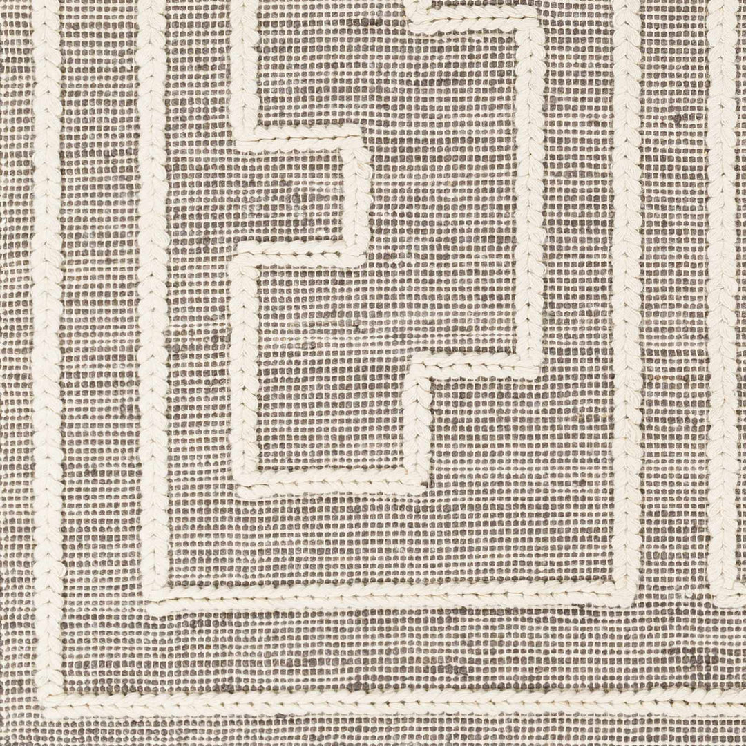 Azra Tasseled Bohemian Style Cream Hand Woven Jute & Wool Rug - The Rug Decor