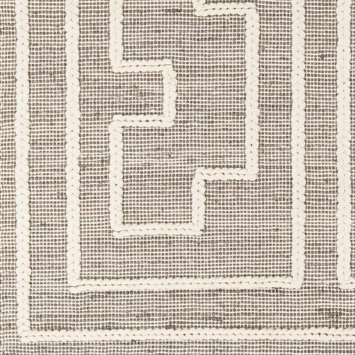 Azra Tasseled Bohemian Style Cream Hand Woven Jute & Wool Rug - The Rug Decor