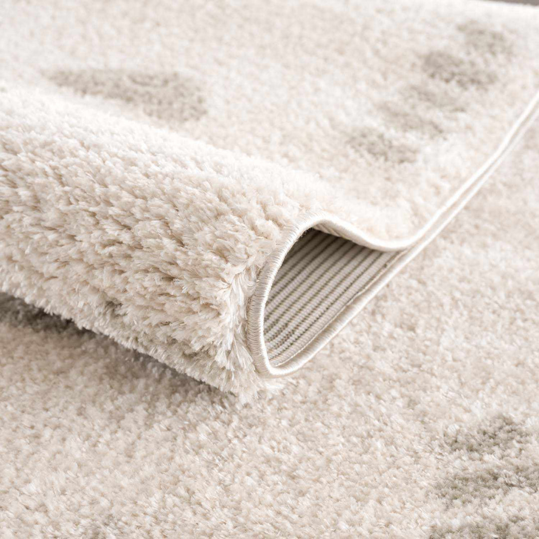 Azriel Contemporary Abstract Design Beige Washable Area Rug - The Rug Decor