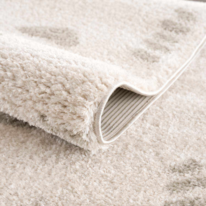 Azriel Contemporary Abstract Design Beige Washable Area Rug - The Rug Decor