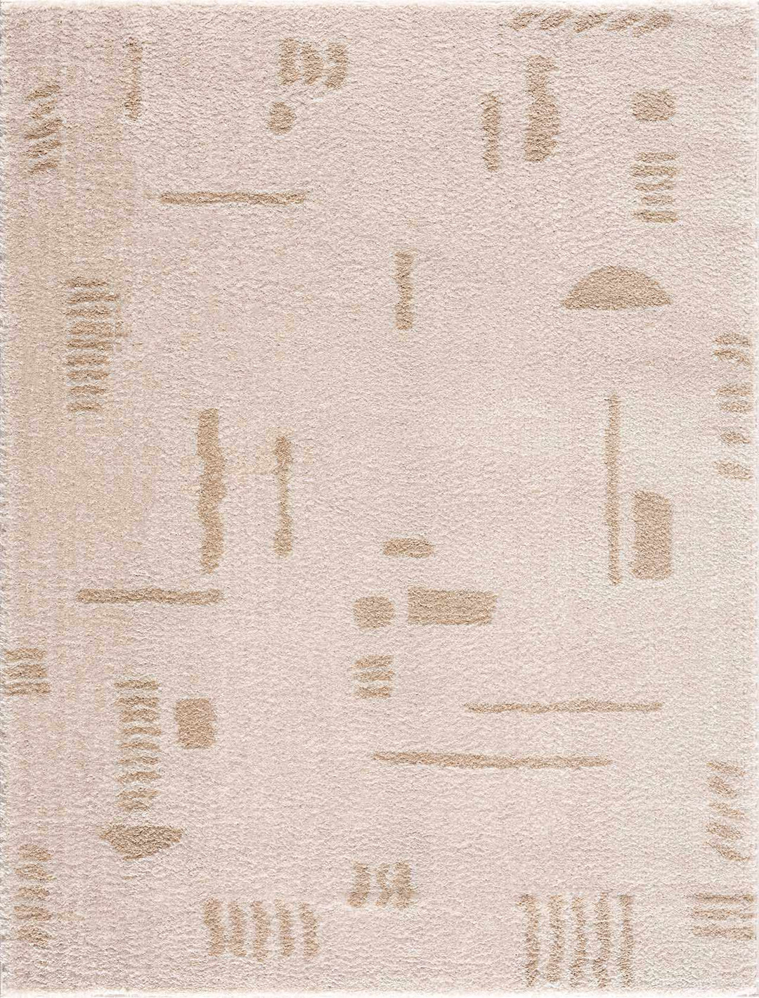 Azriel Contemporary Style Beige Washable Area Rug - The Rug Decor