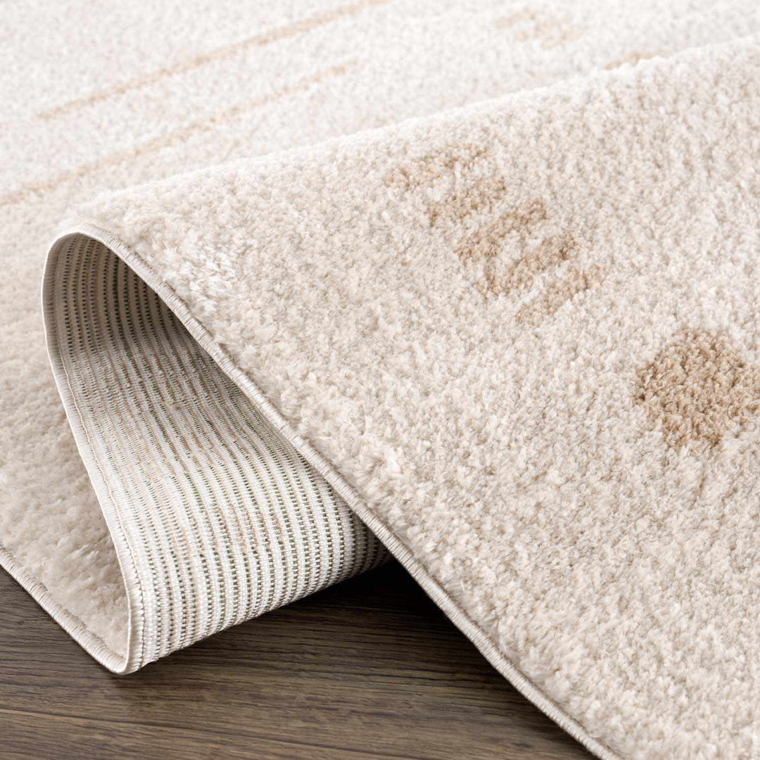 Azriel Contemporary Style Beige Washable Area Rug - The Rug Decor