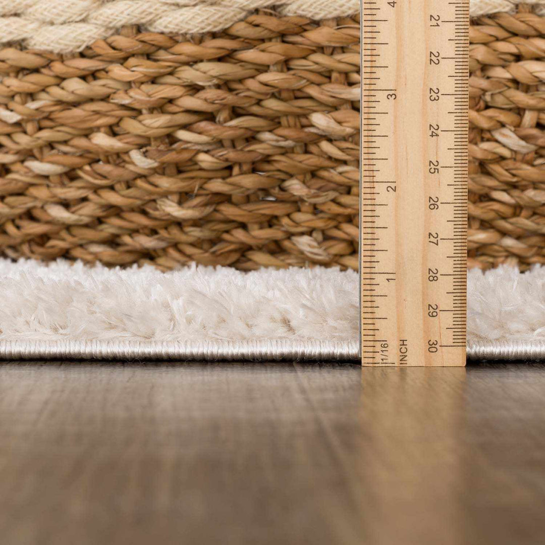 Azriel Contemporary Style Beige Washable Area Rug - The Rug Decor
