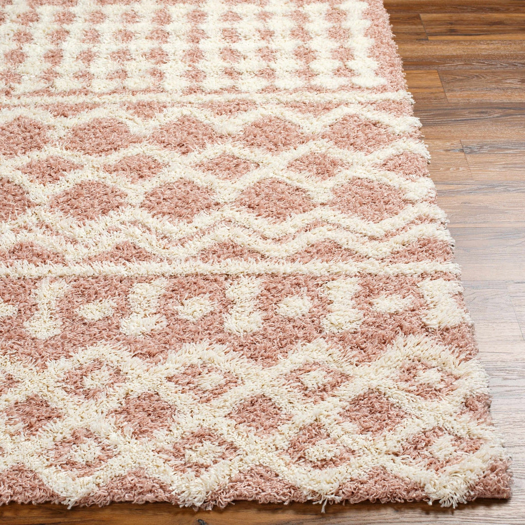 Azura Modern Geometric Design Pink Area Rug - The Rug Decor