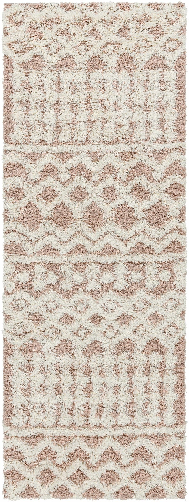 Azura Modern Geometric Design Pink Area Rug - The Rug Decor
