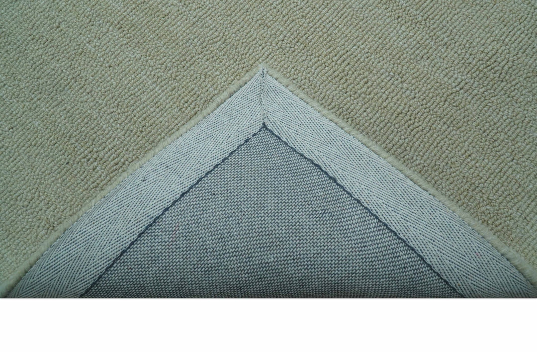Azure Custom Made Modern Design Beige And Gray Hand Tufted Wool Rug - The Rug Decor